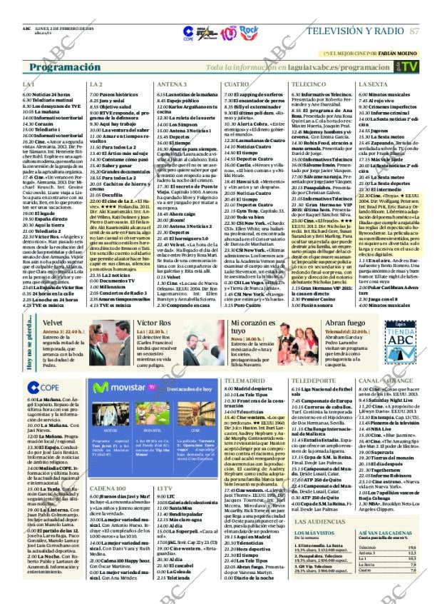 ABC MADRID 02-02-2015 página 87