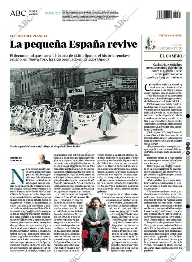 ABC MADRID 02-02-2015 página 88