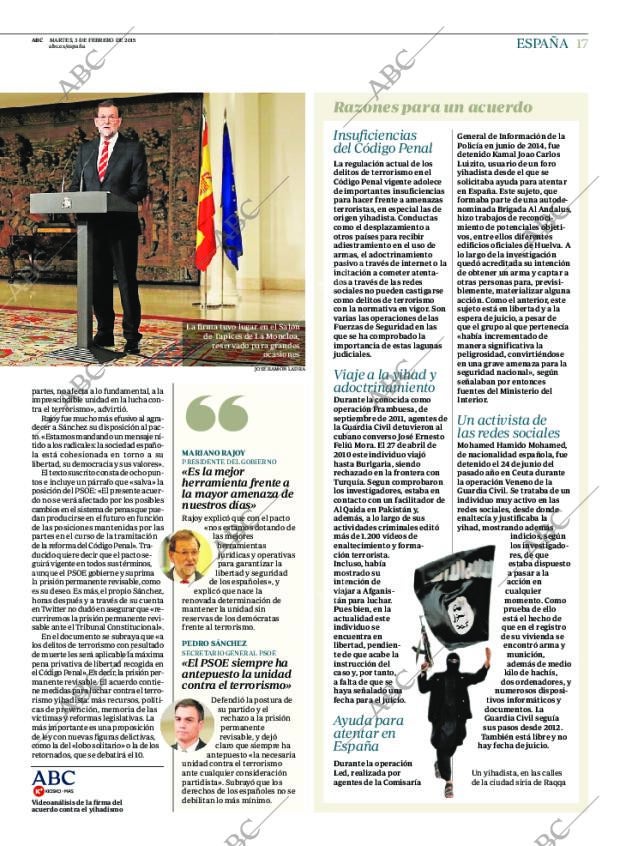 ABC MADRID 03-02-2015 página 17