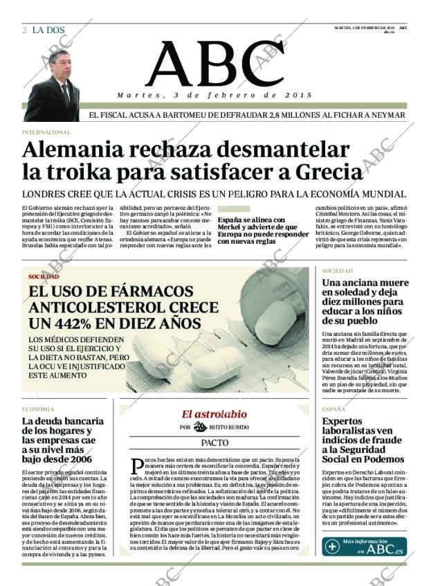 ABC MADRID 03-02-2015 página 2