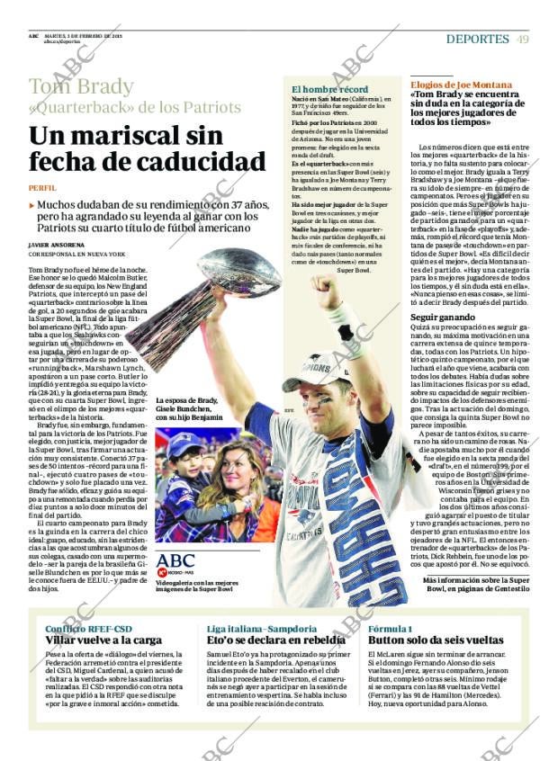 ABC MADRID 03-02-2015 página 49