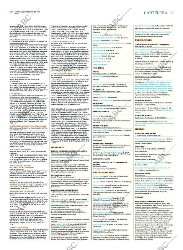 ABC MADRID 03-02-2015 página 57