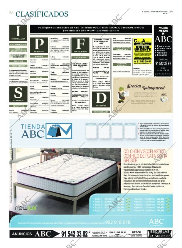 ABC MADRID 03-02-2015 página 58