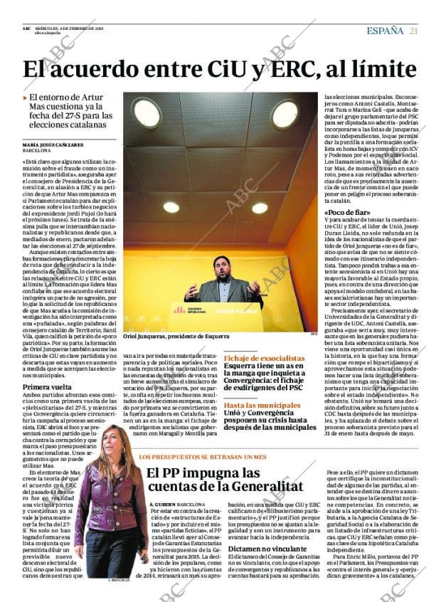 ABC MADRID 04-02-2015 página 21