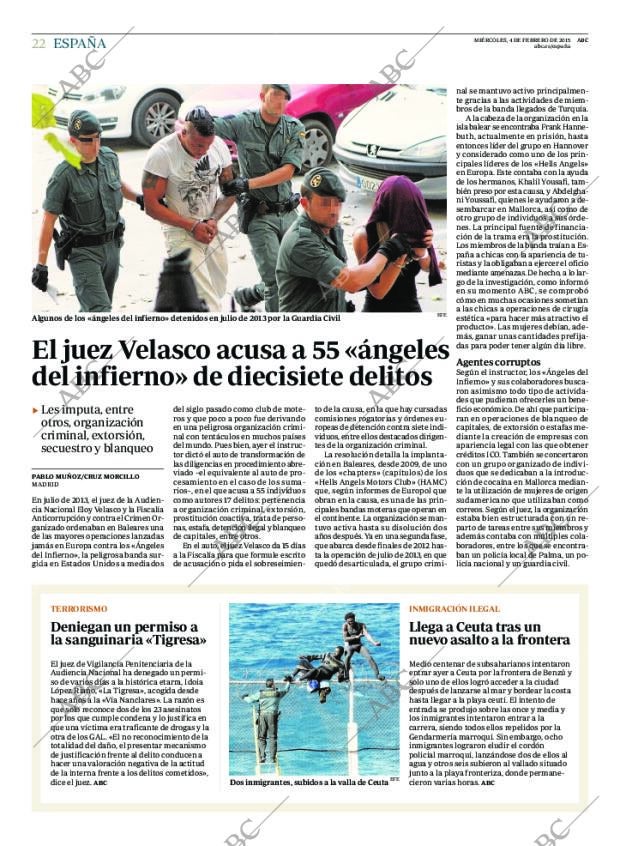 ABC MADRID 04-02-2015 página 22