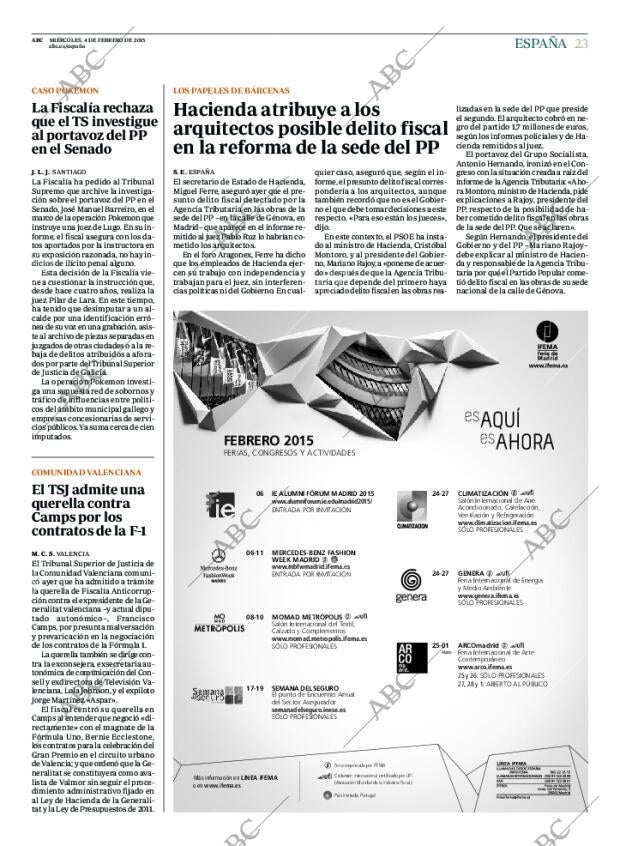 ABC MADRID 04-02-2015 página 23