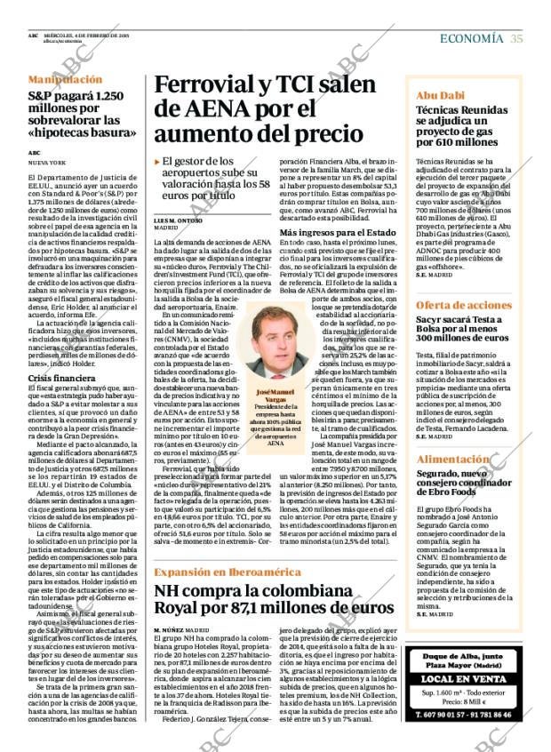 ABC MADRID 04-02-2015 página 35