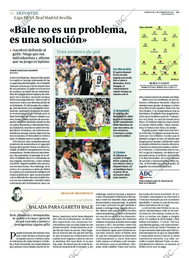 ABC MADRID 04-02-2015 página 50