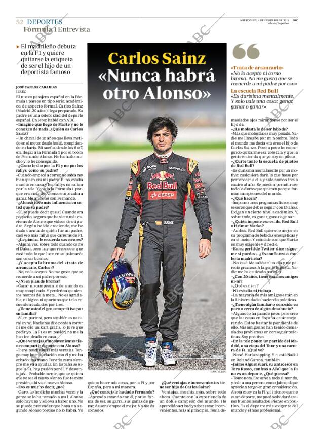 ABC MADRID 04-02-2015 página 52