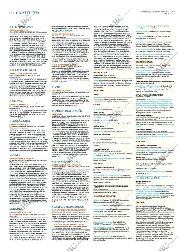ABC MADRID 04-02-2015 página 60