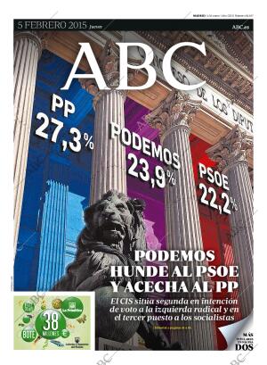 ABC MADRID 05-02-2015 página 1