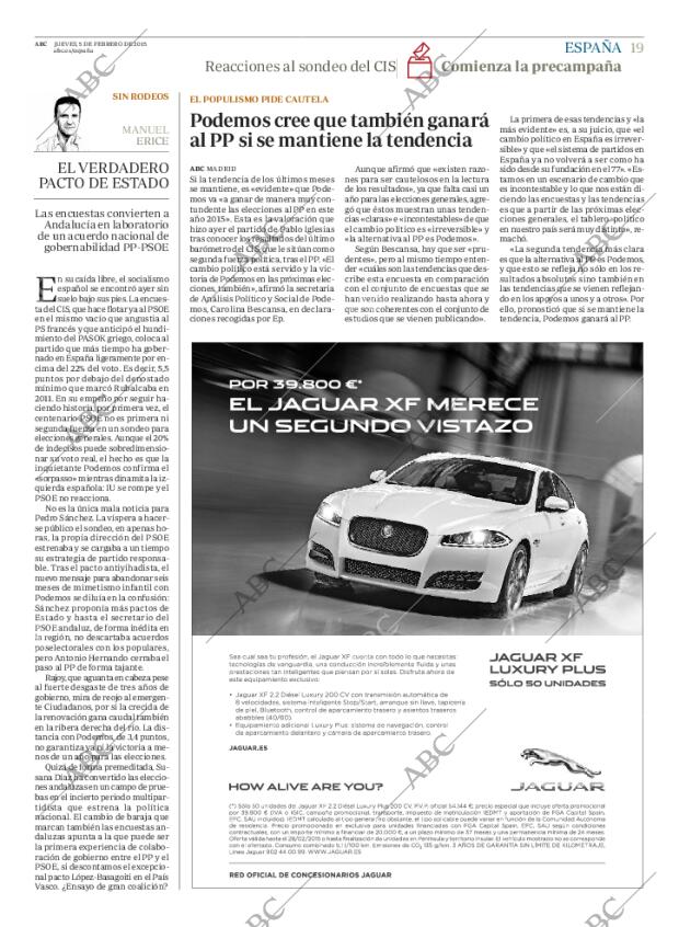 ABC MADRID 05-02-2015 página 19