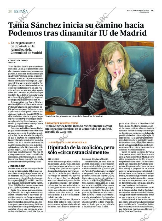 ABC MADRID 05-02-2015 página 20