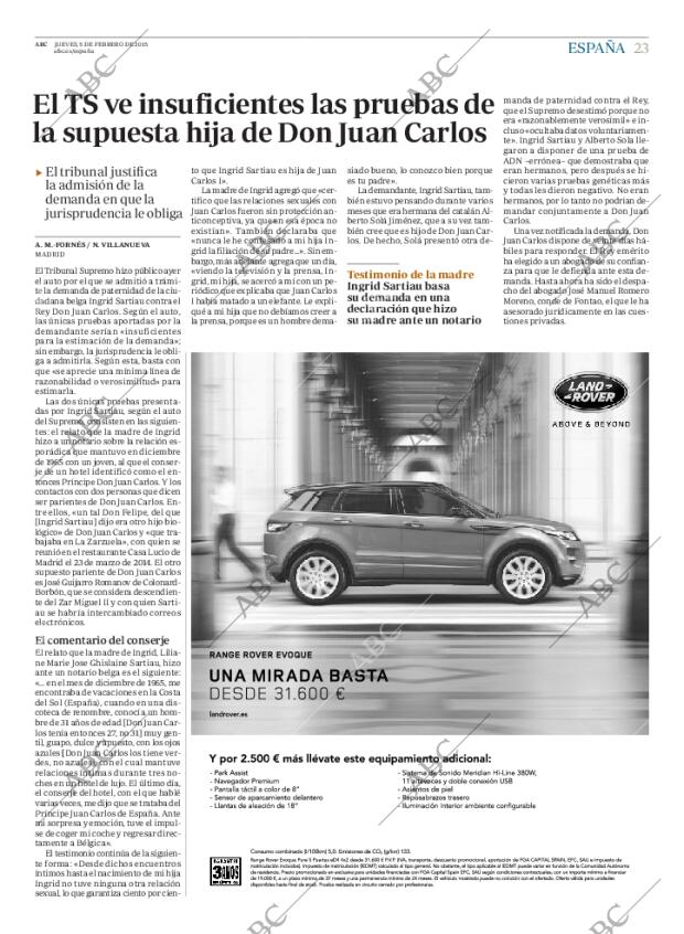 ABC MADRID 05-02-2015 página 23