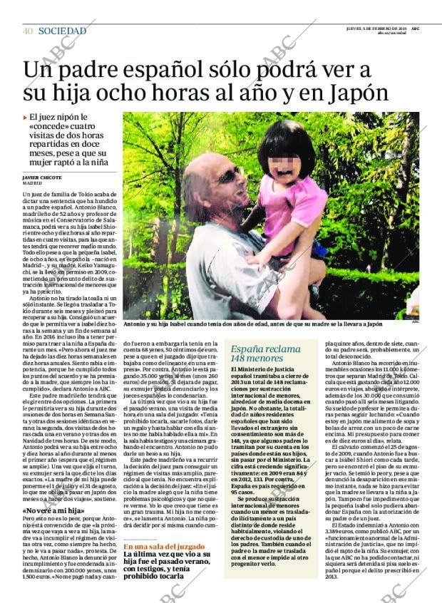 ABC MADRID 05-02-2015 página 40