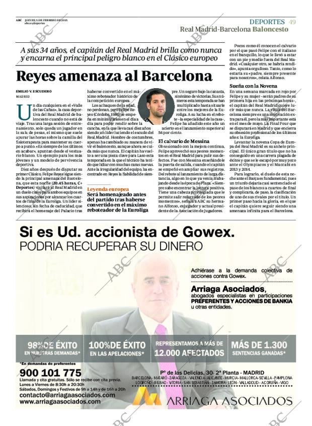 ABC MADRID 05-02-2015 página 49