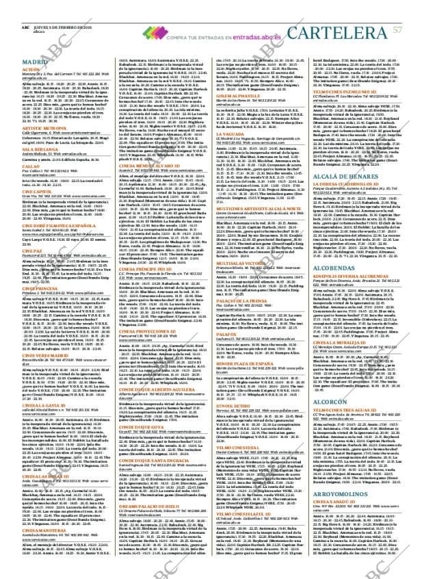 ABC MADRID 05-02-2015 página 57