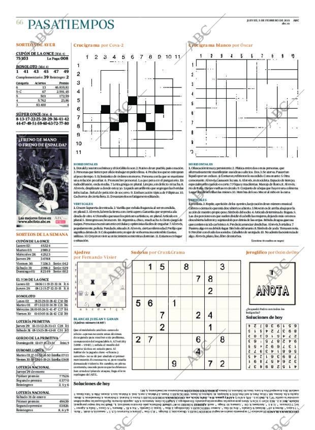 ABC MADRID 05-02-2015 página 66