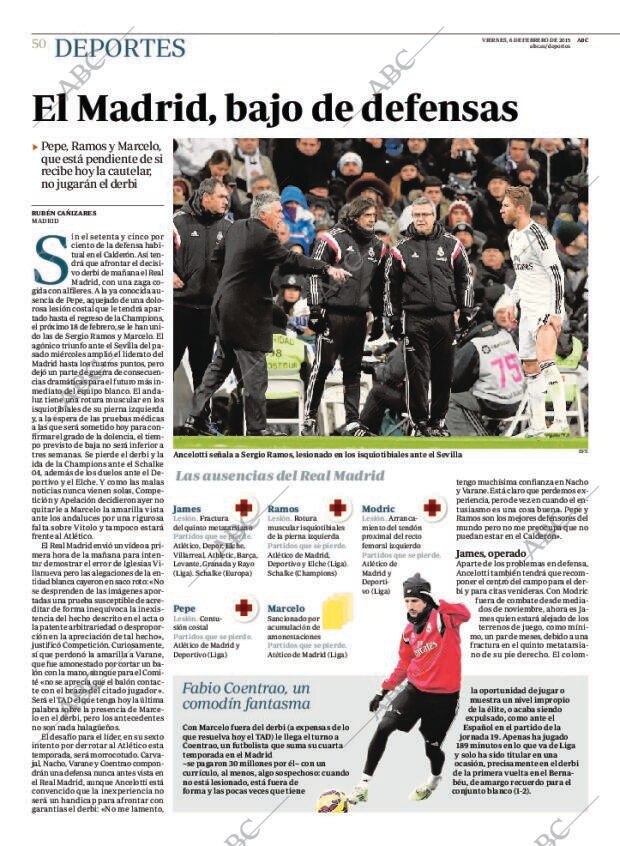 ABC MADRID 06-02-2015 página 50