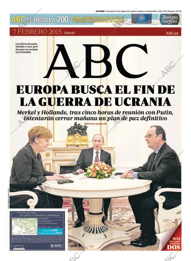 ABC MADRID 07-02-2015 página 1