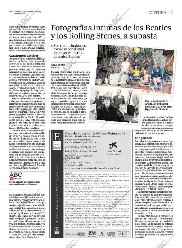 ABC MADRID 10-02-2015 página 45