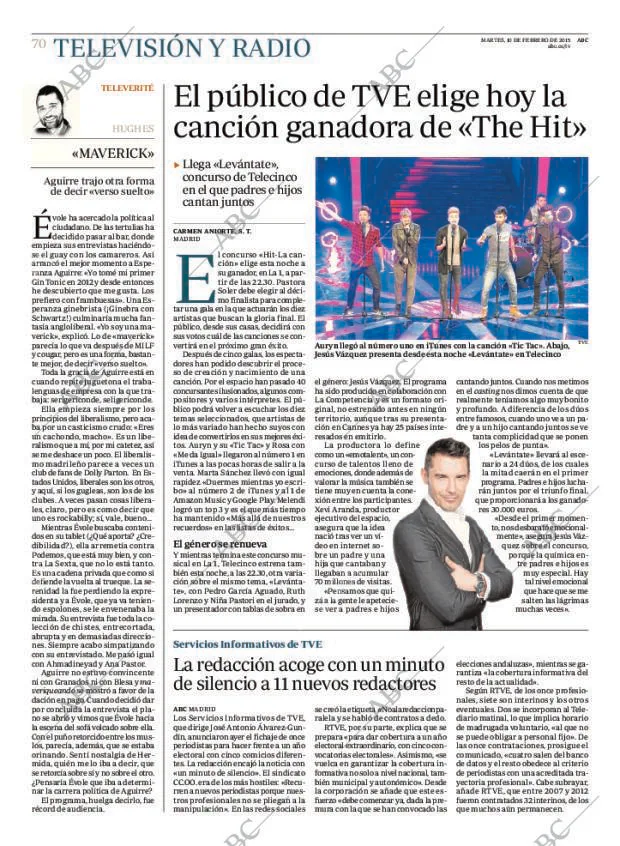 ABC MADRID 10-02-2015 página 70