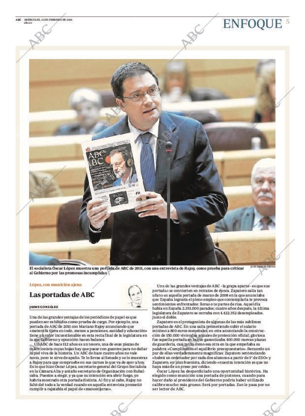 ABC MADRID 11-02-2015 página 5