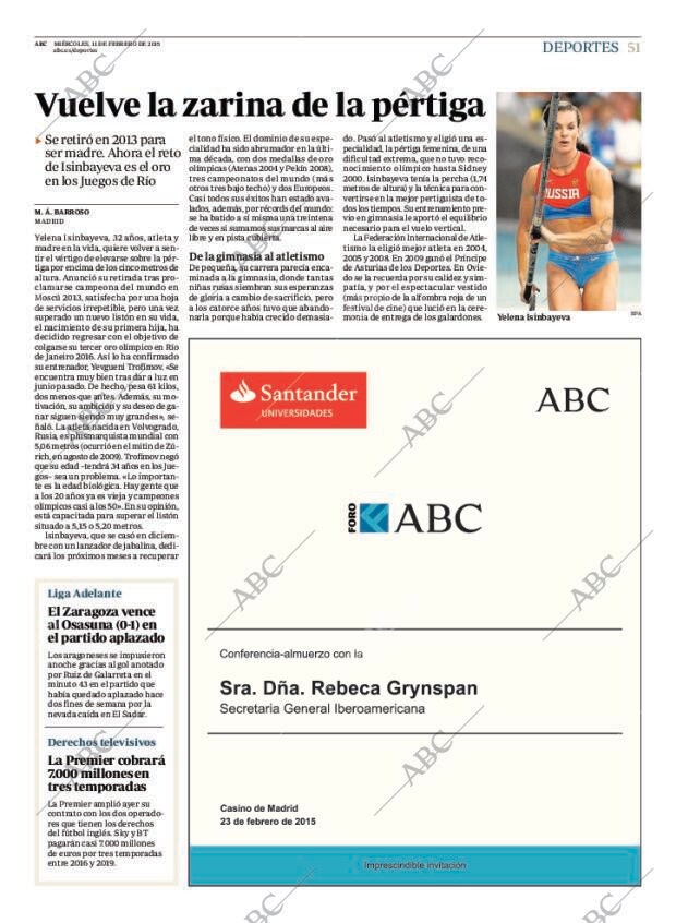 ABC MADRID 11-02-2015 página 51