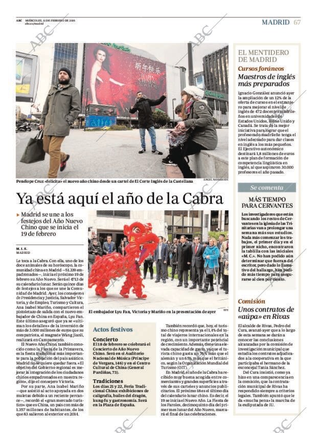 ABC MADRID 11-02-2015 página 67