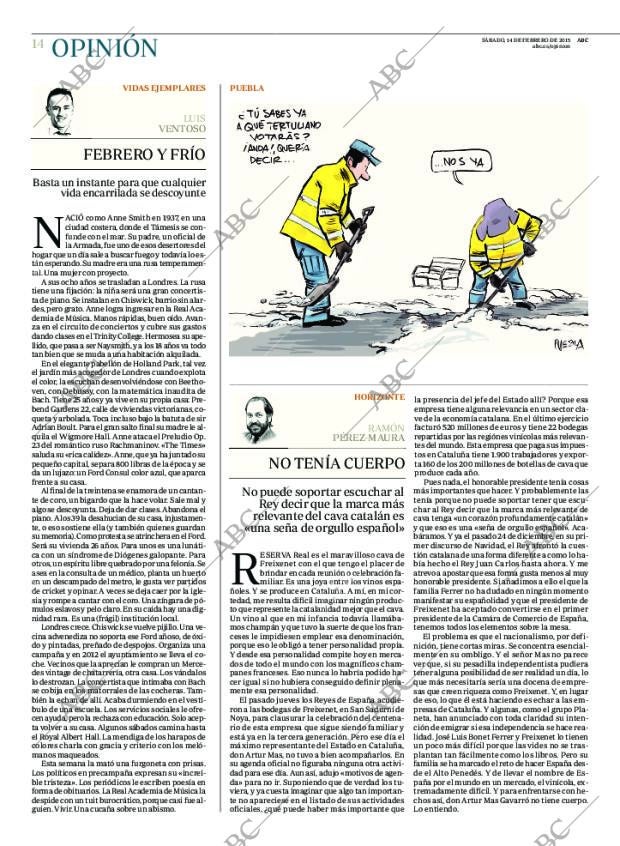ABC MADRID 14-02-2015 página 14