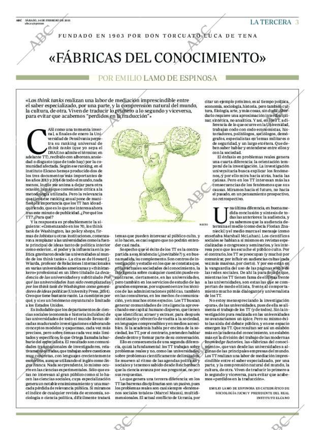 ABC MADRID 14-02-2015 página 3