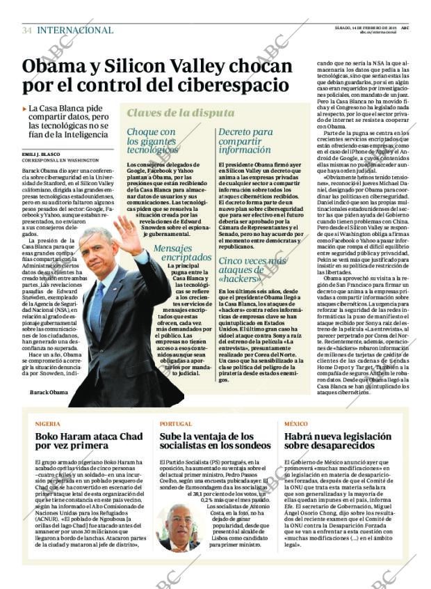 ABC MADRID 14-02-2015 página 34