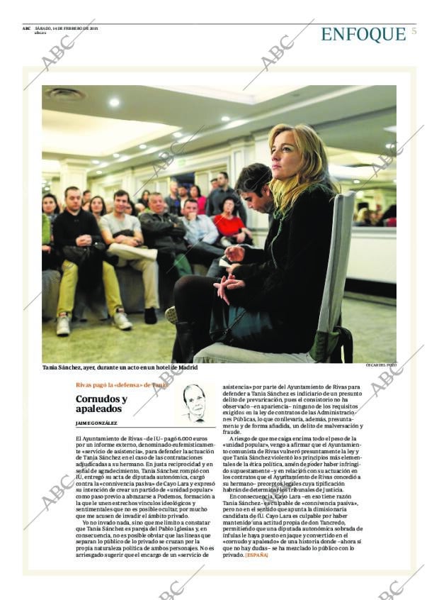 ABC MADRID 14-02-2015 página 5