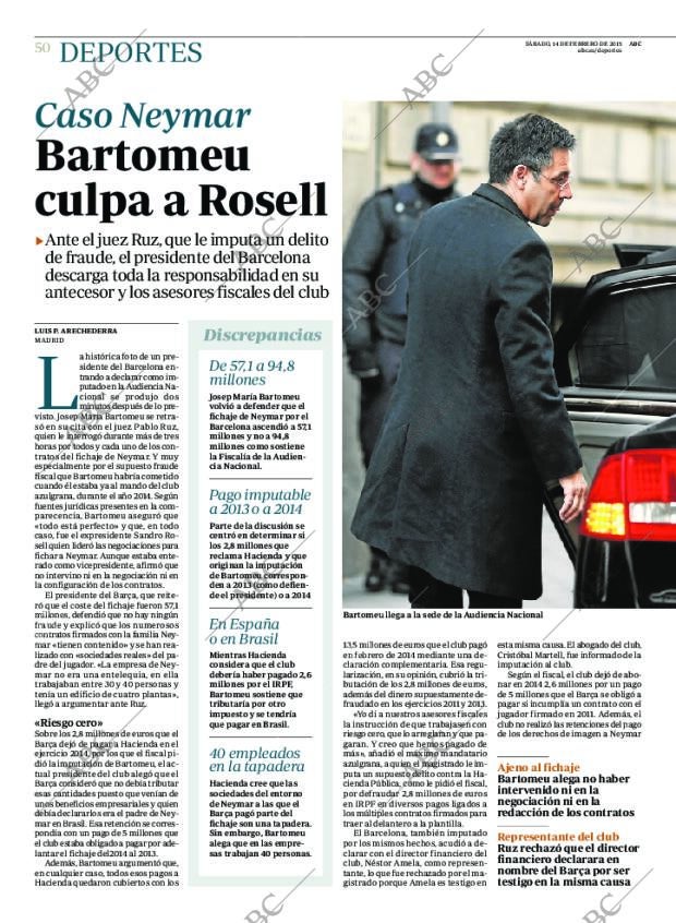 ABC MADRID 14-02-2015 página 50