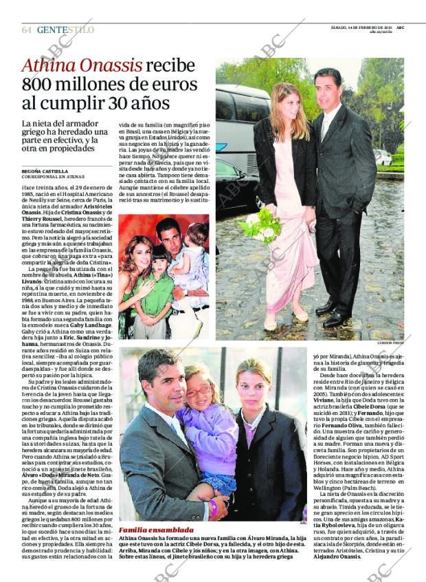 ABC MADRID 14-02-2015 página 64