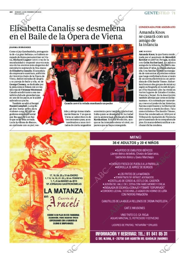 ABC MADRID 14-02-2015 página 71