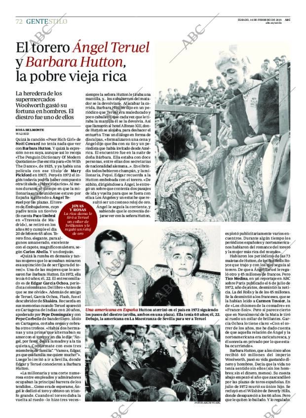 ABC MADRID 14-02-2015 página 72