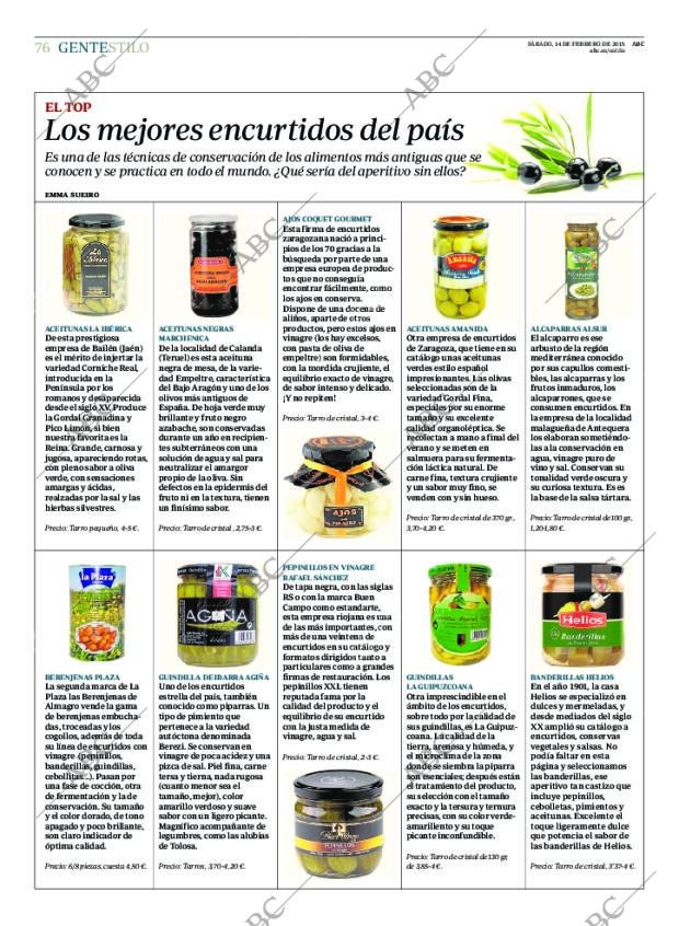 ABC MADRID 14-02-2015 página 76