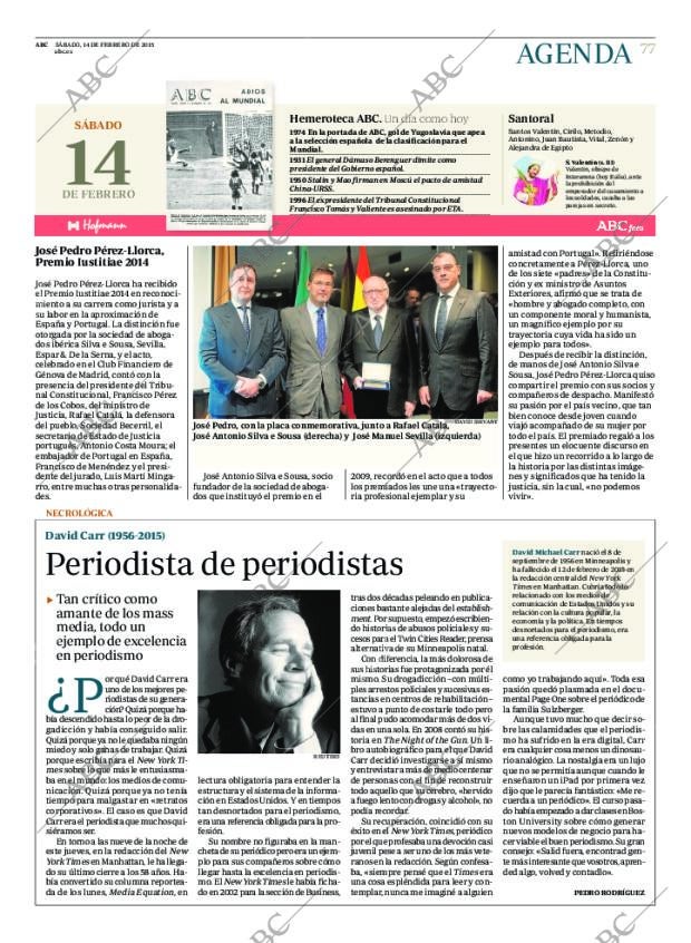 ABC MADRID 14-02-2015 página 77