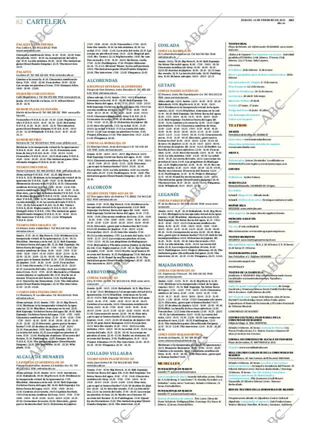 ABC MADRID 14-02-2015 página 82