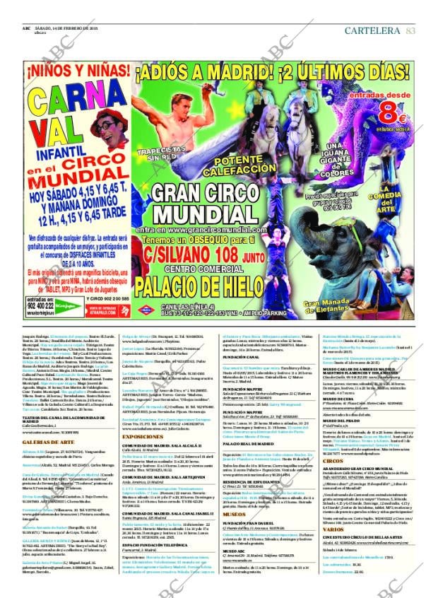 ABC MADRID 14-02-2015 página 83