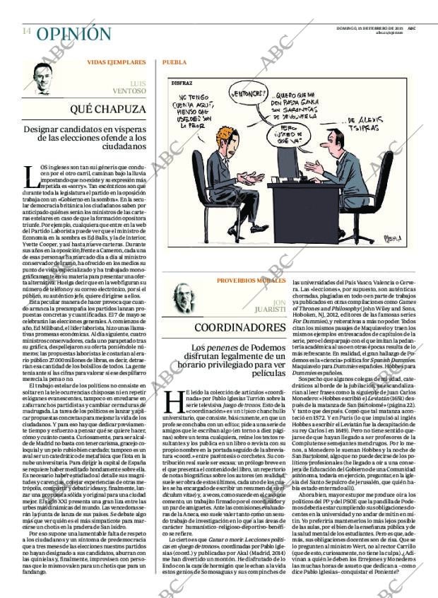 ABC MADRID 15-02-2015 página 16