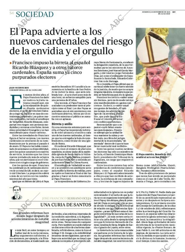 ABC MADRID 15-02-2015 página 56