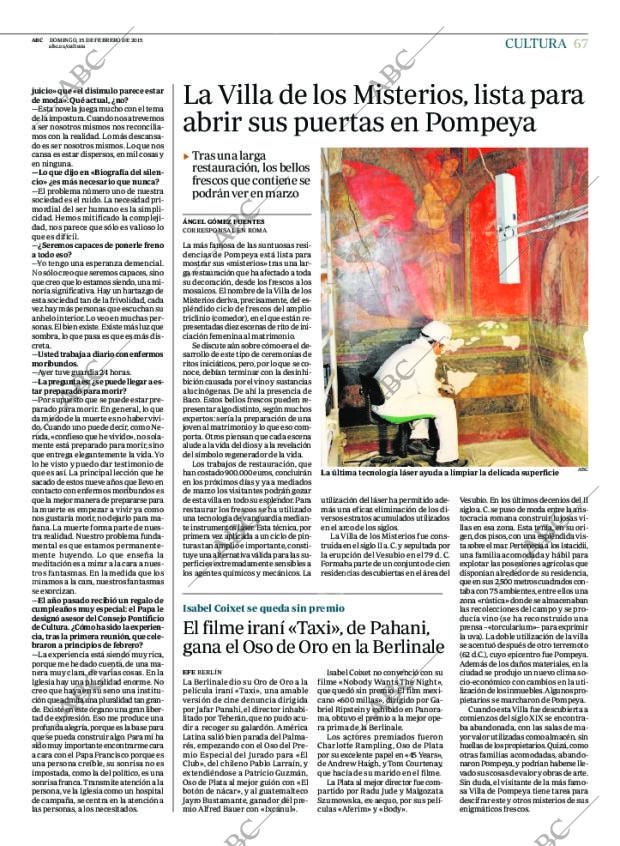 ABC MADRID 15-02-2015 página 69