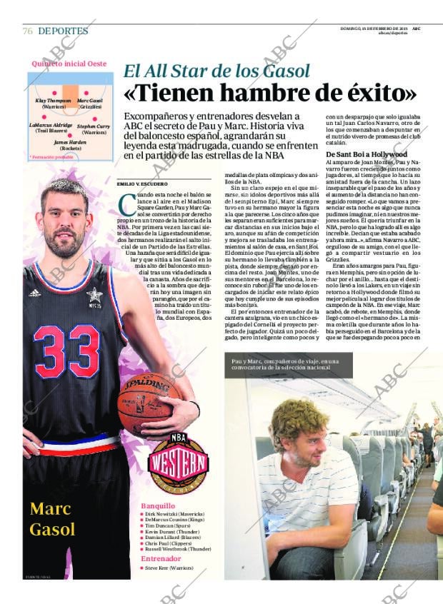 ABC MADRID 15-02-2015 página 78