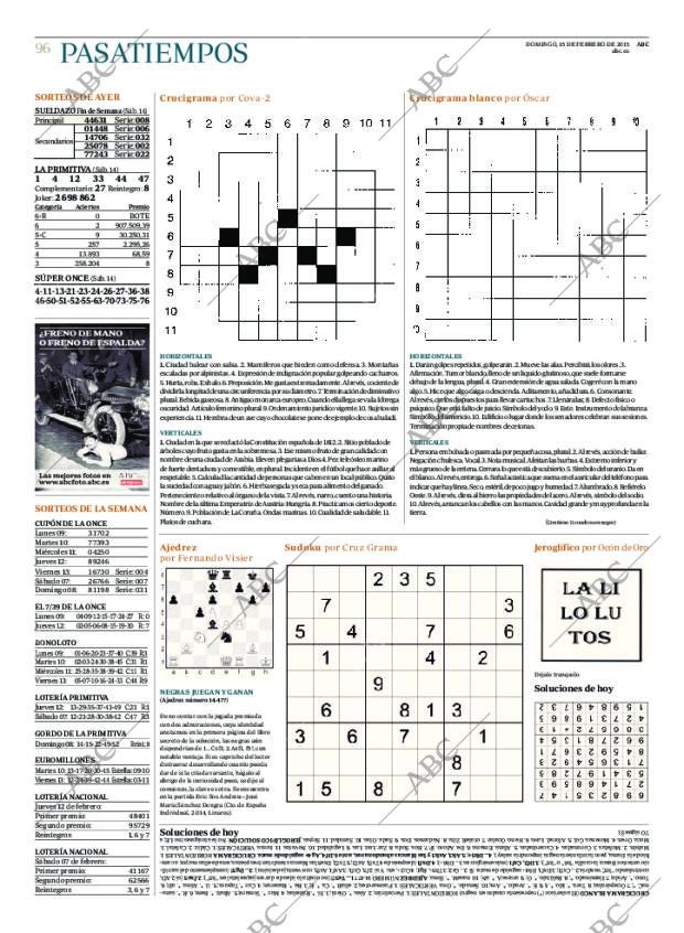 ABC MADRID 15-02-2015 página 98