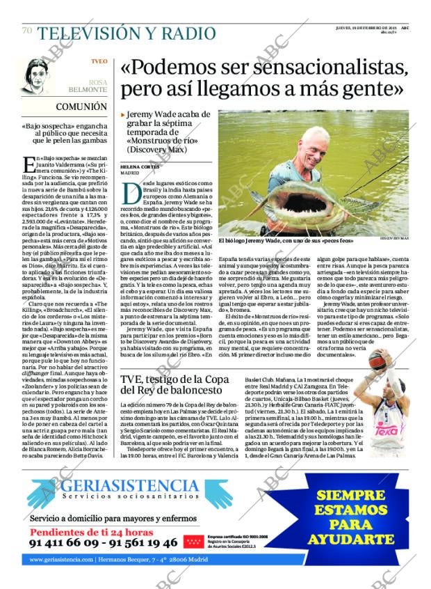 ABC MADRID 19-02-2015 página 70