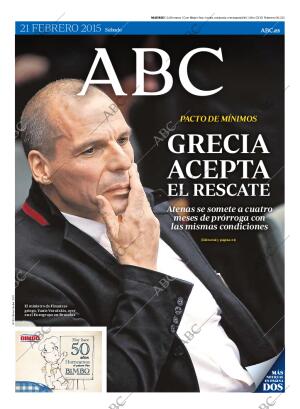 ABC MADRID 21-02-2015 página 1
