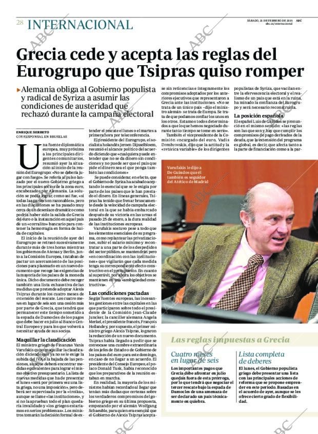 ABC MADRID 21-02-2015 página 28