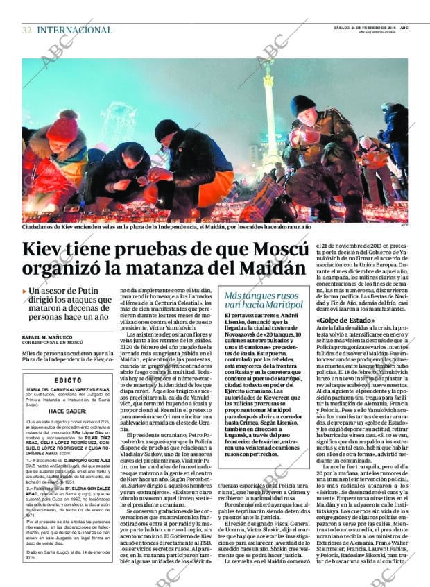 ABC MADRID 21-02-2015 página 32